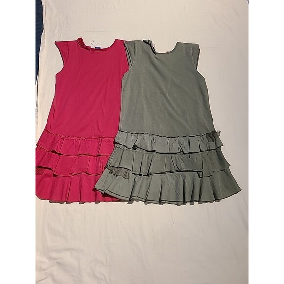 vintage Bundle Of 2 NAARTJIE Cotton Cap-Sleeve Skirt Dress boho 2  Lrg NWT 2 PCS - Picture 13 of 13